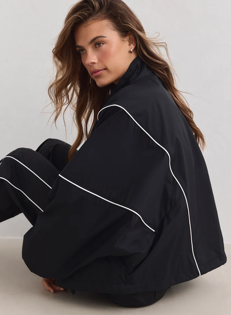 Black Balance Windstopper Tracksuit Jacket