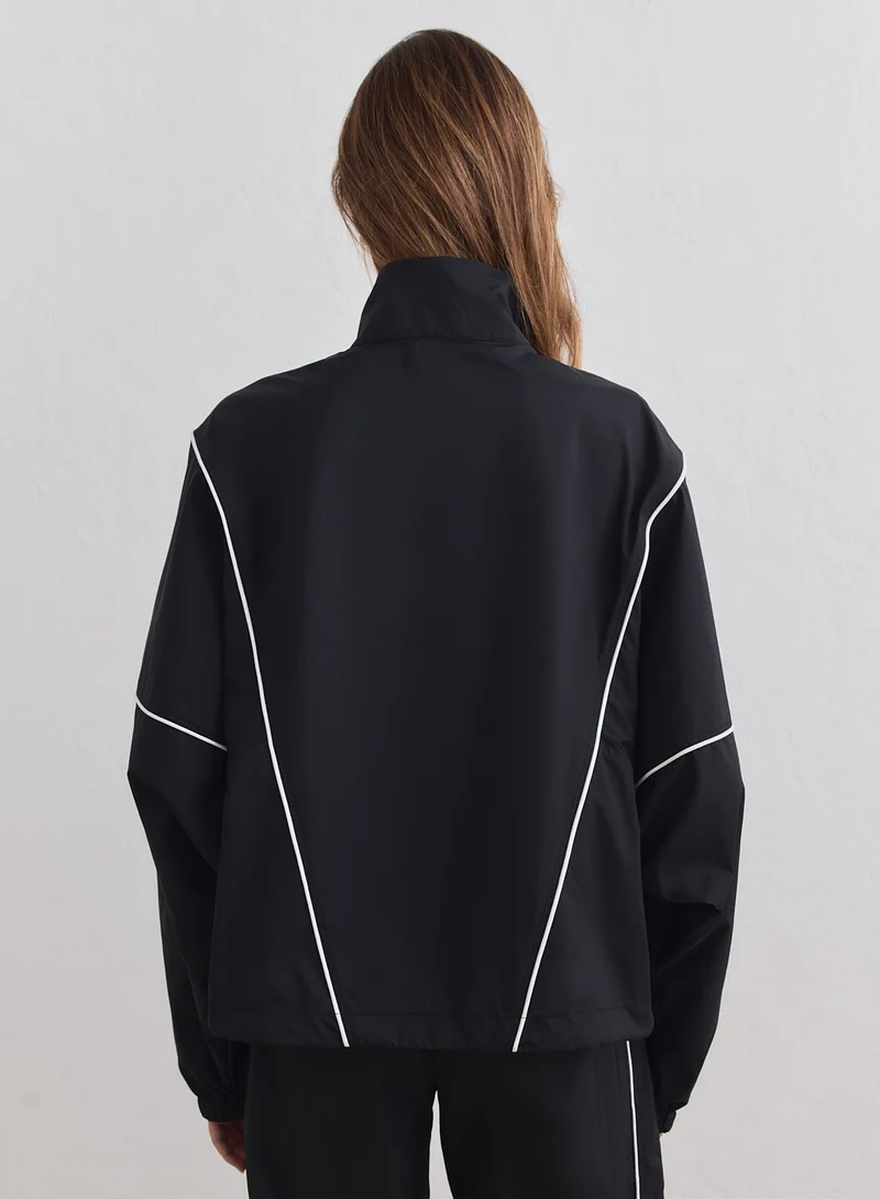 Black Balance Windstopper Tracksuit Jacket