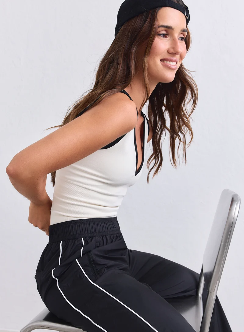 Black Balance Tracksuit Pants