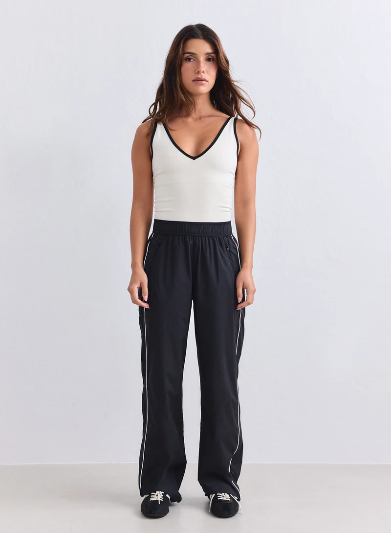 Black Balance Tracksuit Pants
