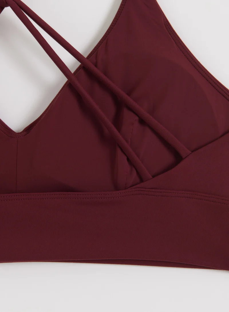 Merlot Sense Strap Bra