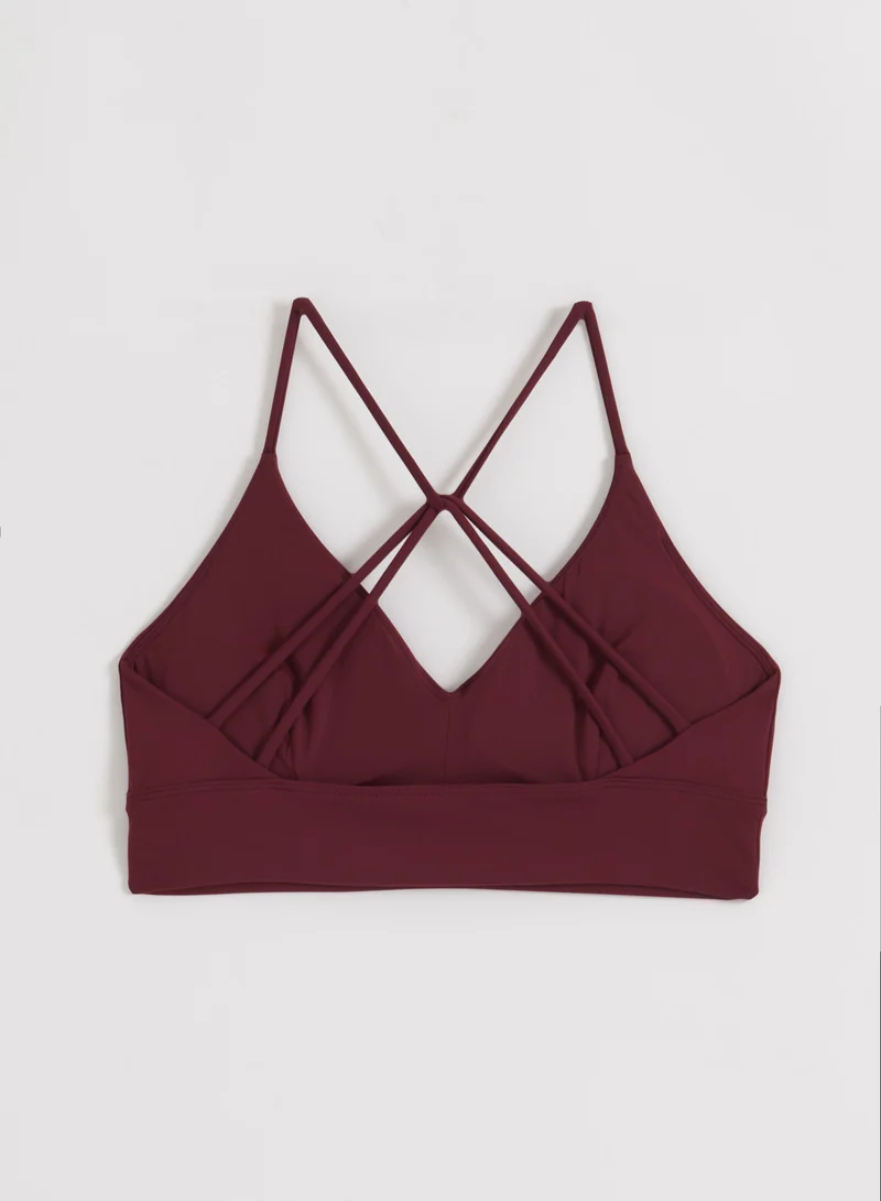 Merlot Sense Strap Bra