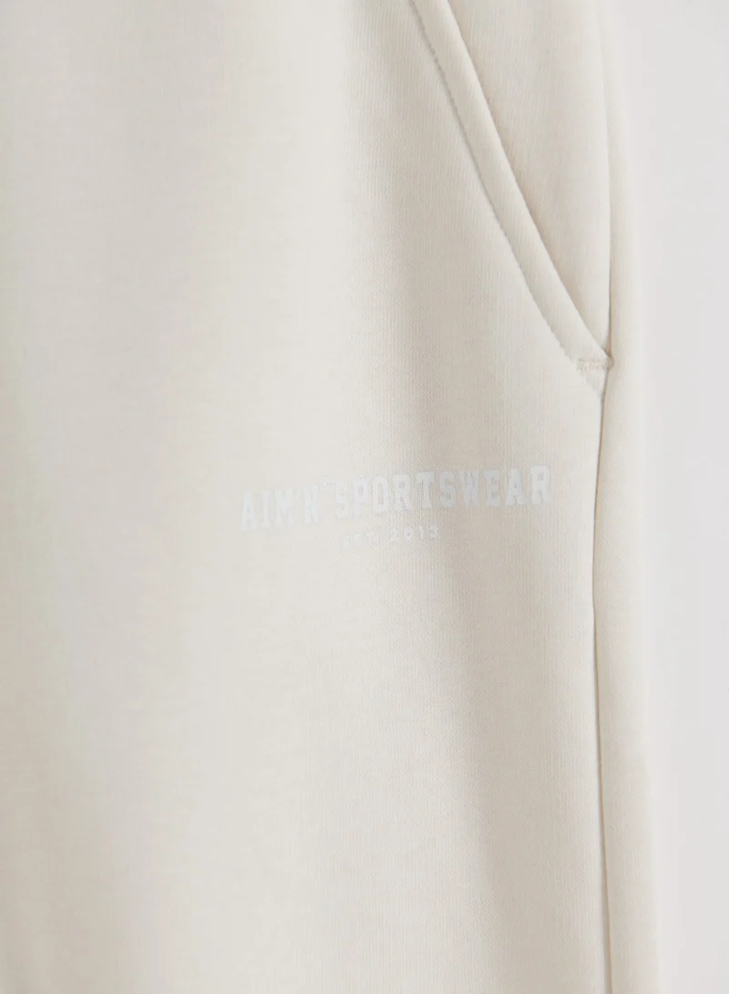 Cream Classic Sweatpants