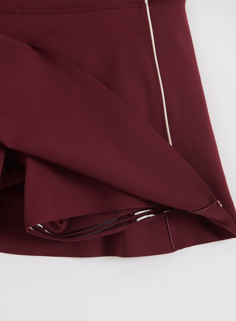 Merlot Sense Contrast Skort