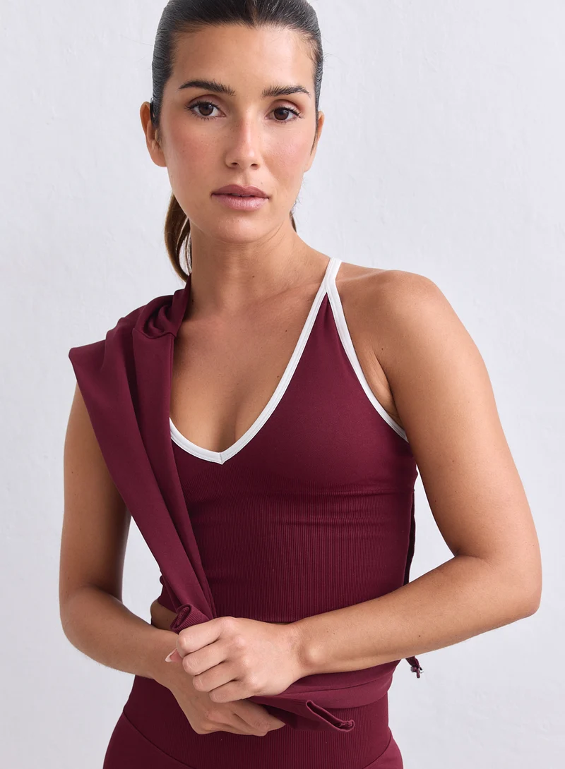 Merlot Shape Seamless Cross Back Bralette