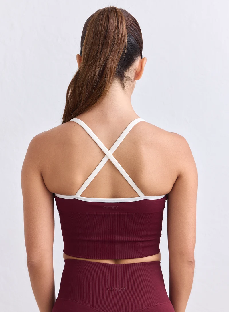 Merlot Shape Seamless Cross Back Bralette
