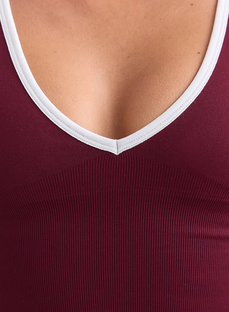 Merlot Shape Seamless Cross Back Bralette