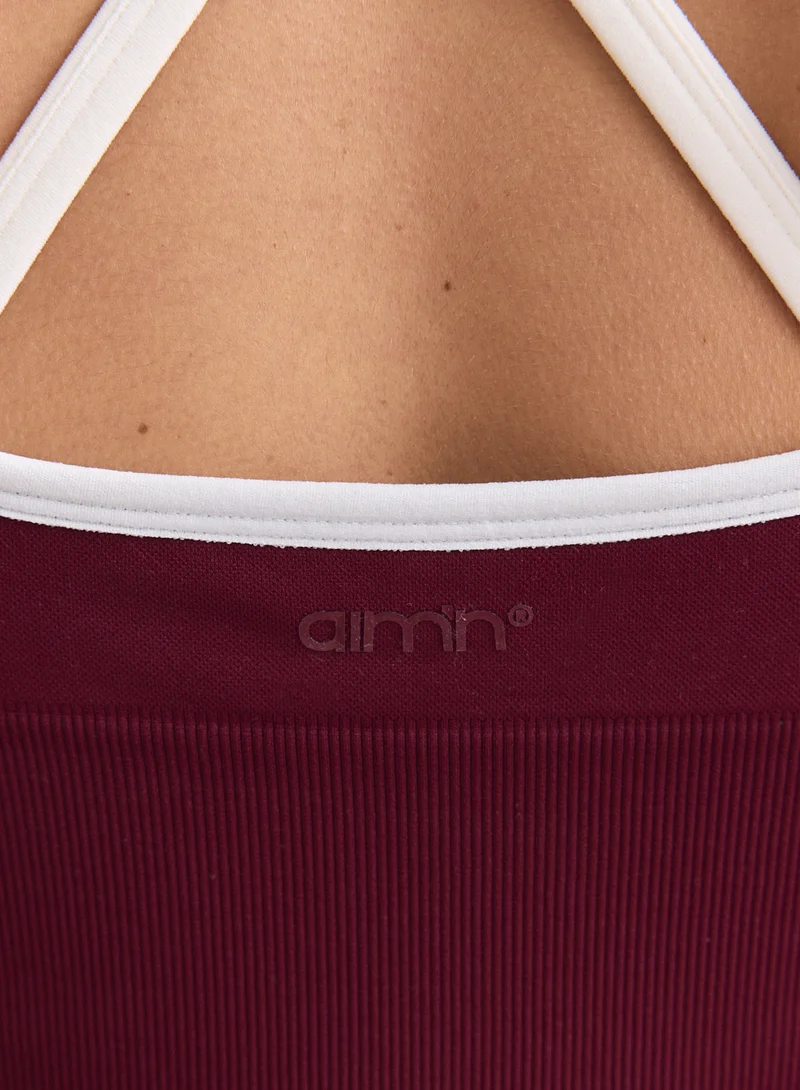 Merlot Shape Seamless Cross Back Bralette