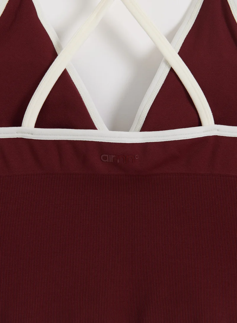 Merlot Shape Seamless Cross Back Bralette