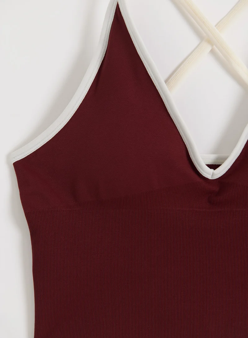 Merlot Shape Seamless Cross Back Bralette