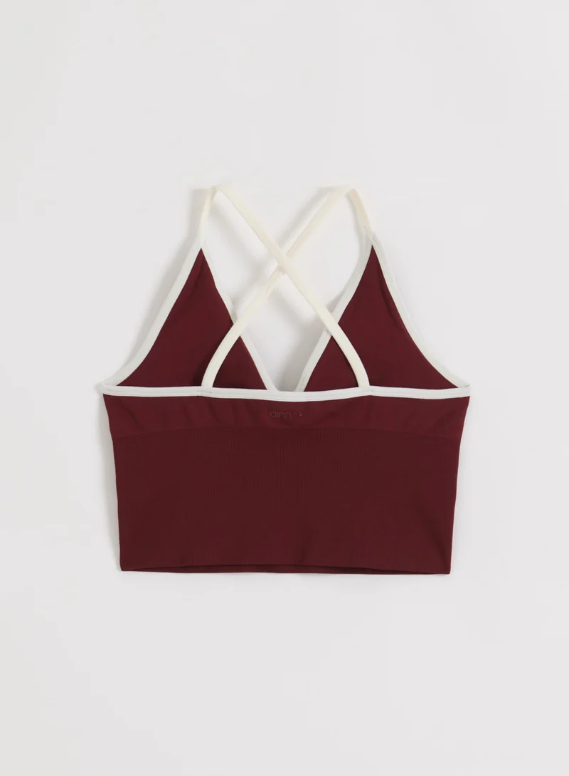 Merlot Shape Seamless Cross Back Bralette