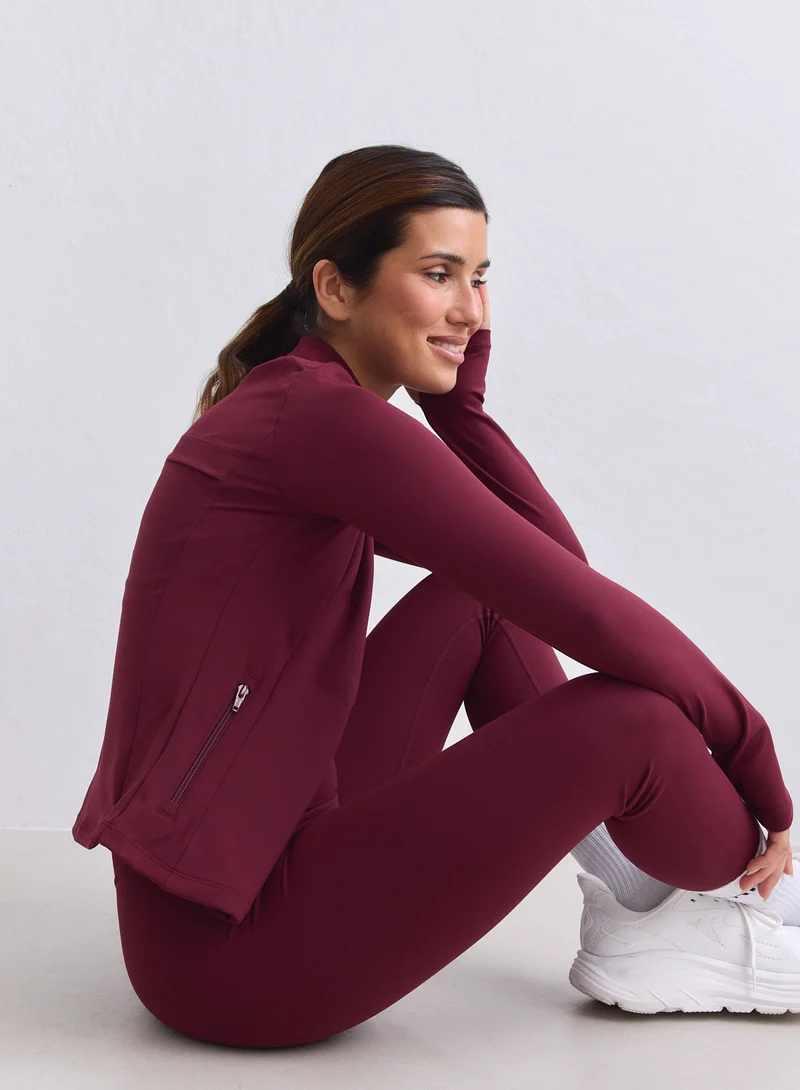 Merlot Sense Zip Jacket