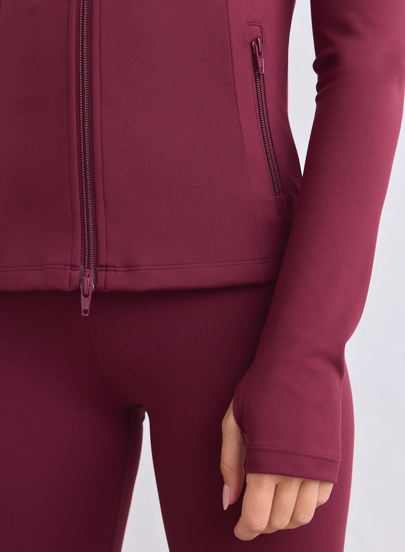 Merlot Sense Zip Jacket
