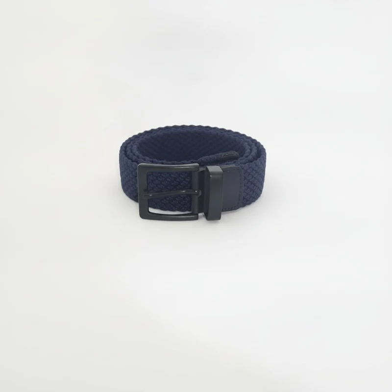 Cintura uomo elastica intrecciata - Blu