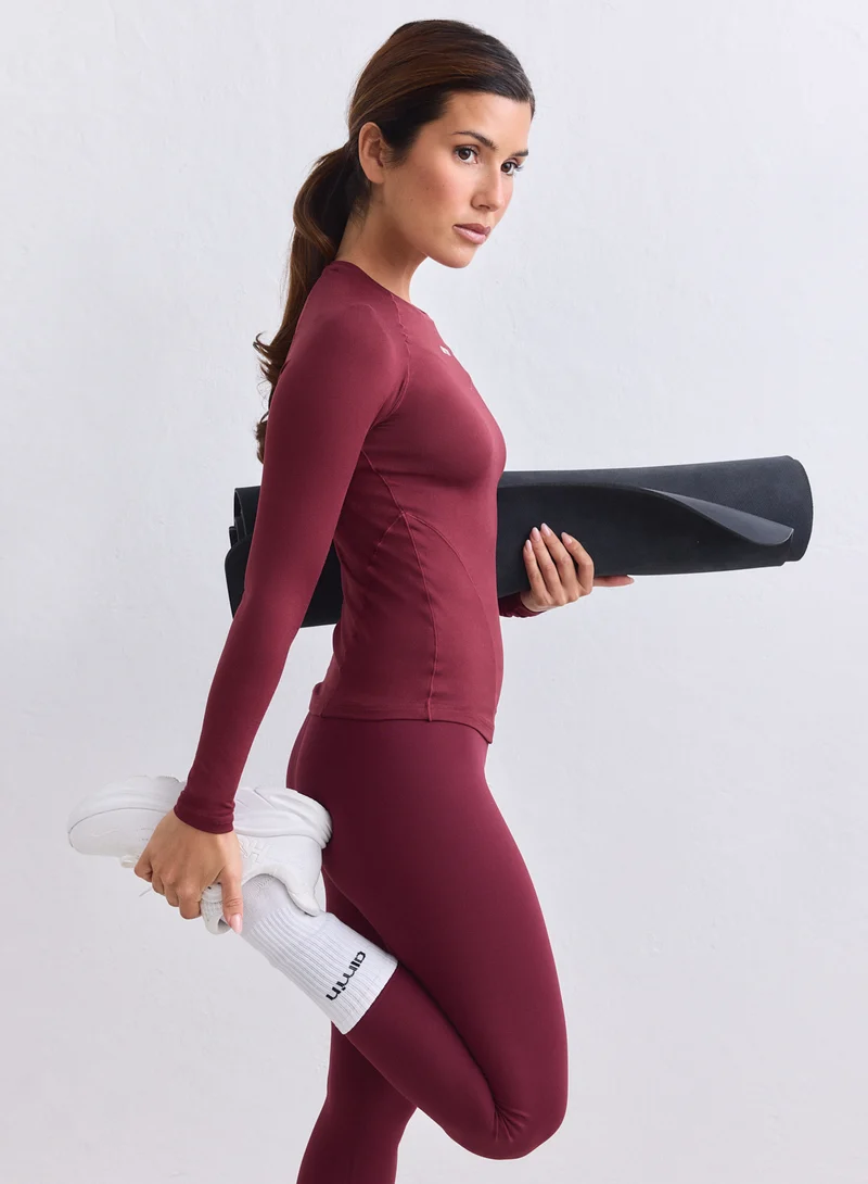 Merlot Soft Basic Long Sleeve