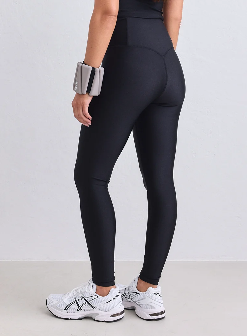 Black Shimmer Tights