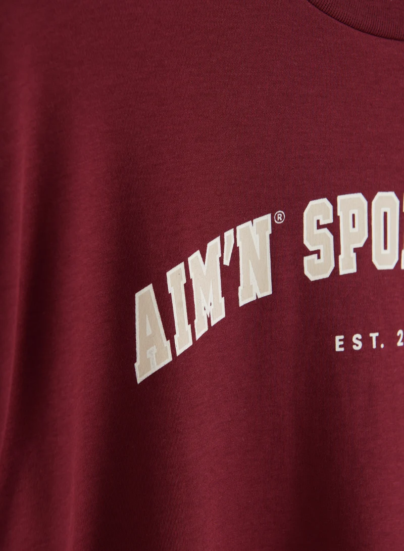Merlot Varsity Boyfriend T-shirt