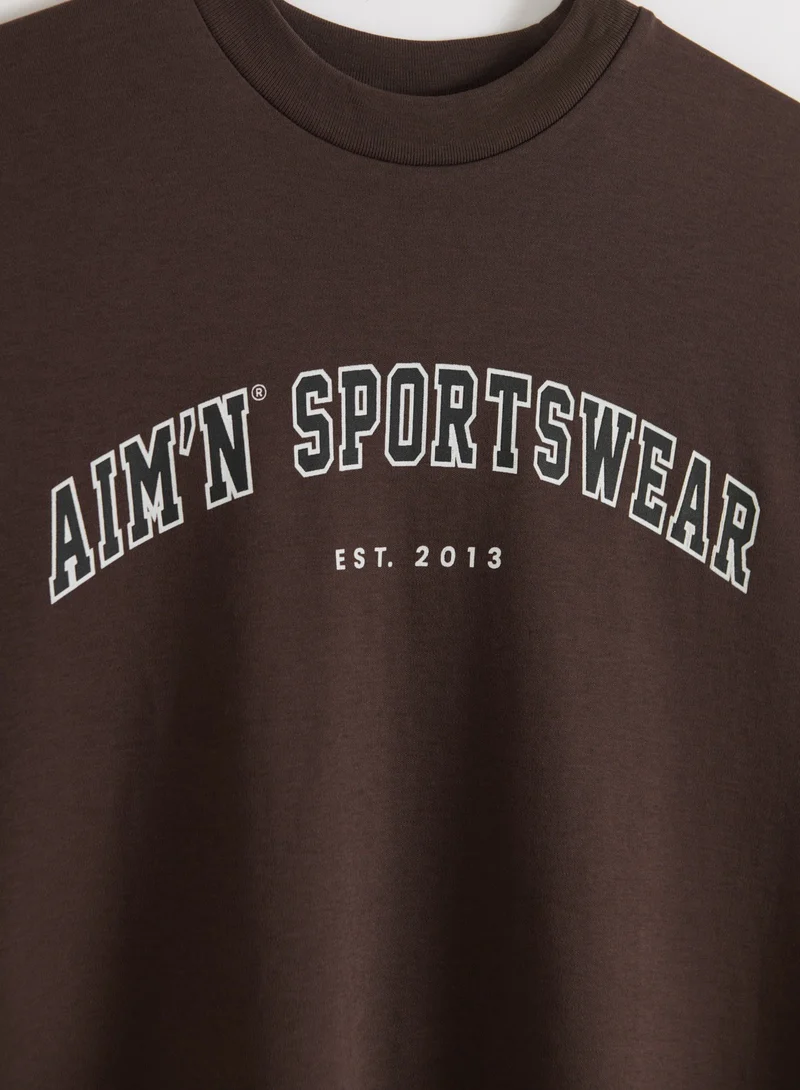 Chocolate Varsity Boyfriend T-shirt