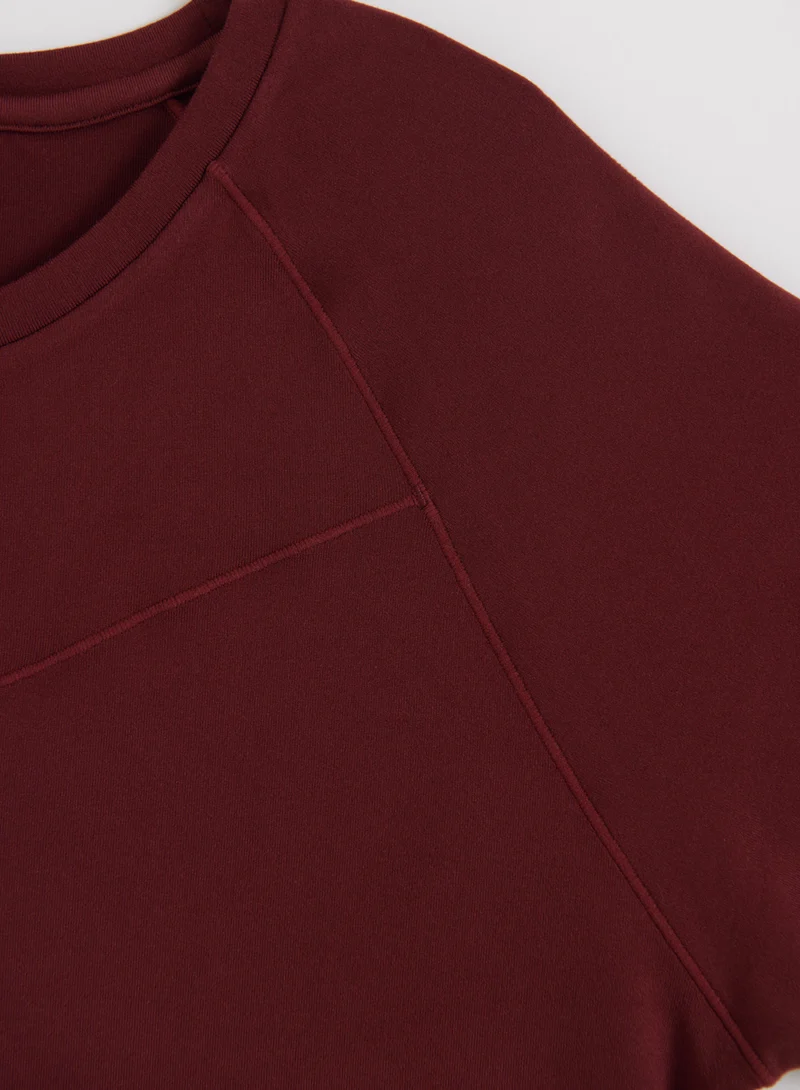 Merlot Soft Basic Short Sleeve