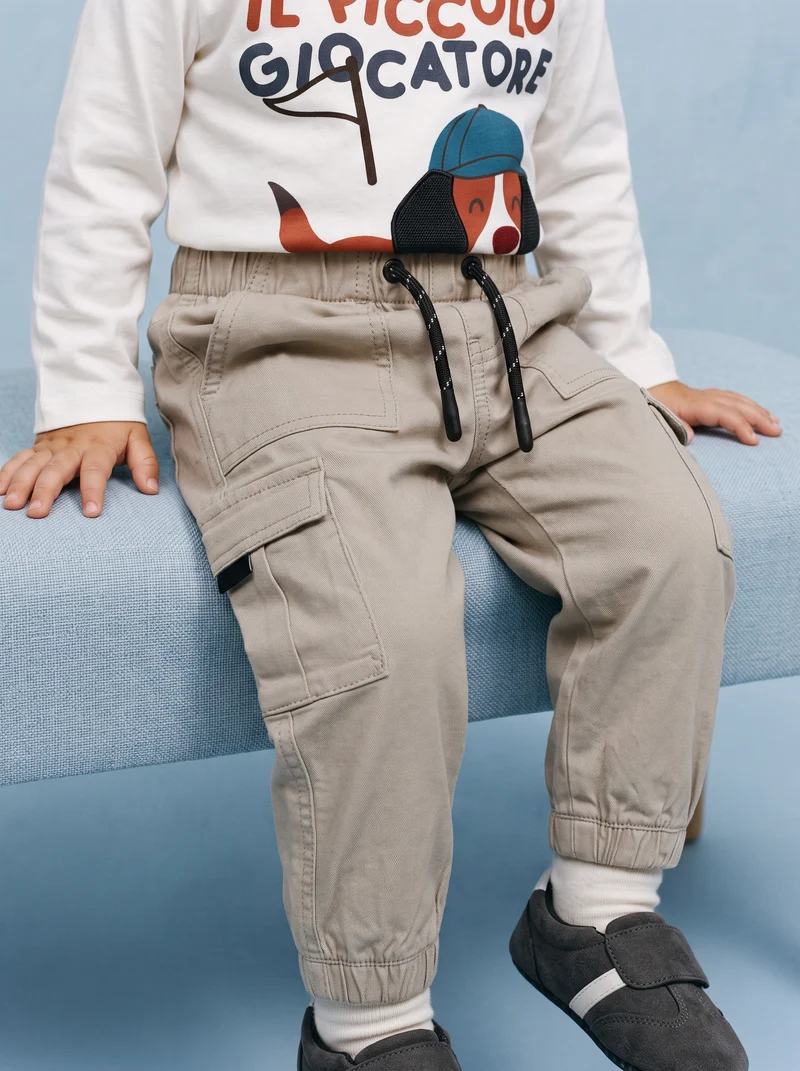 Pantaloni cargo beige per ogni avventura - Beige