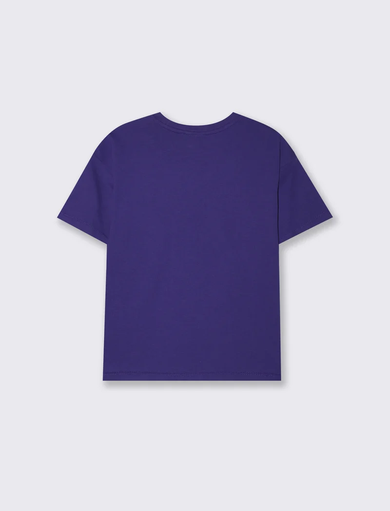 T-Shirt NBA in Cotone per Giovani Fan - Viola