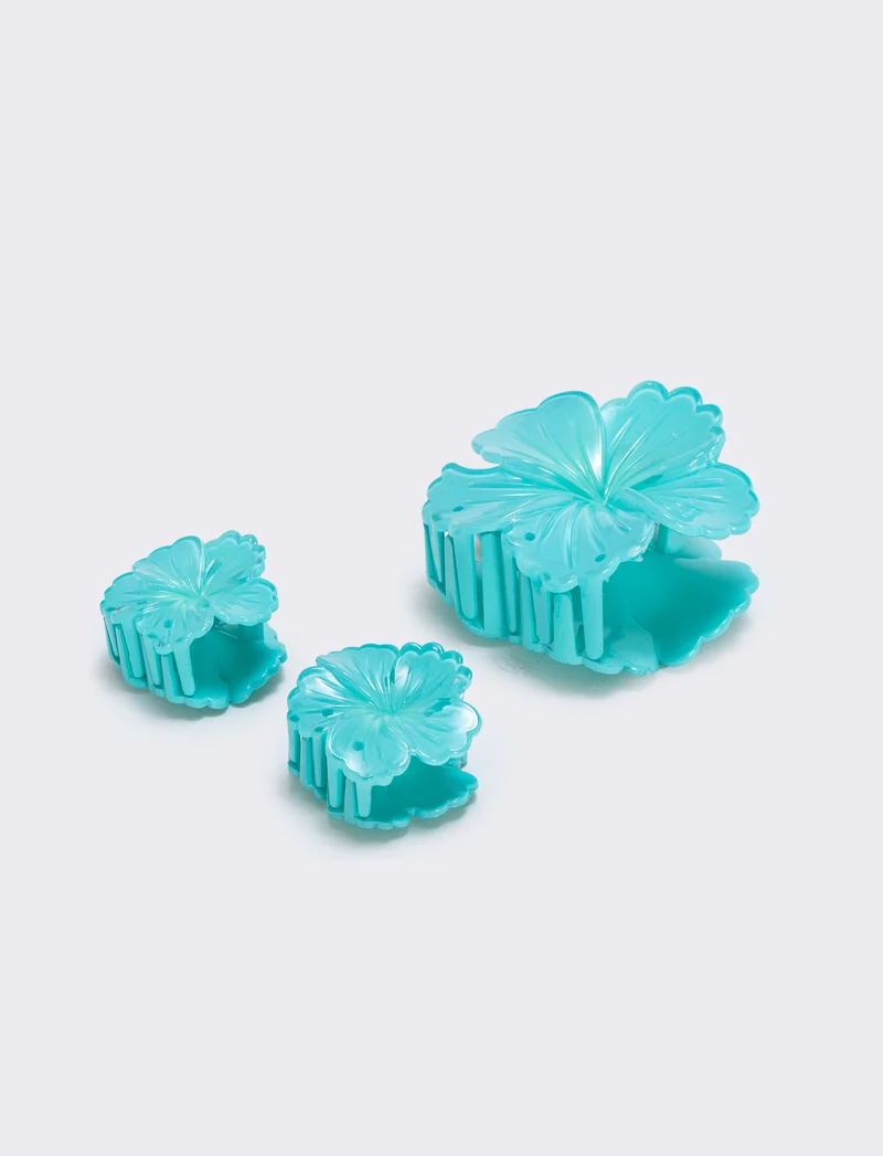 Set di 3 Pinze Ibiscus - Verde