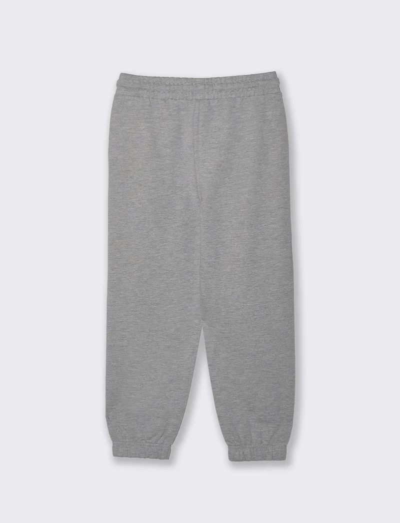 Pantaloni jogger in cotone comodi e pratici - Grigio mel.