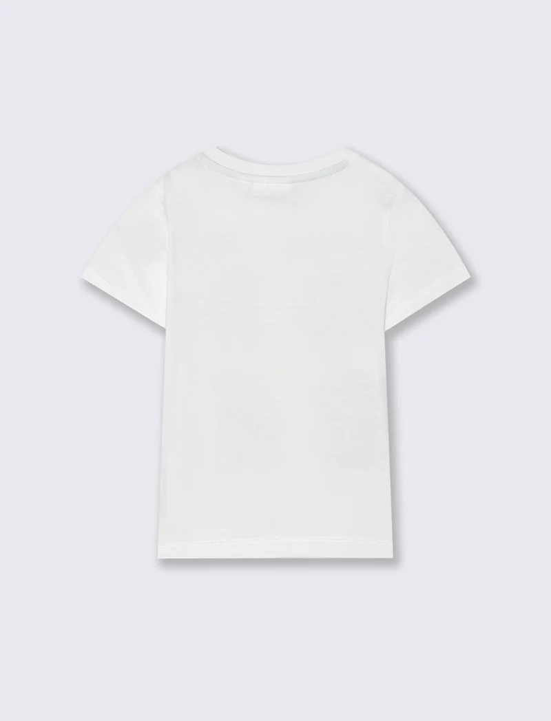 Magliette manica corta con personaggi trendy - Bianco