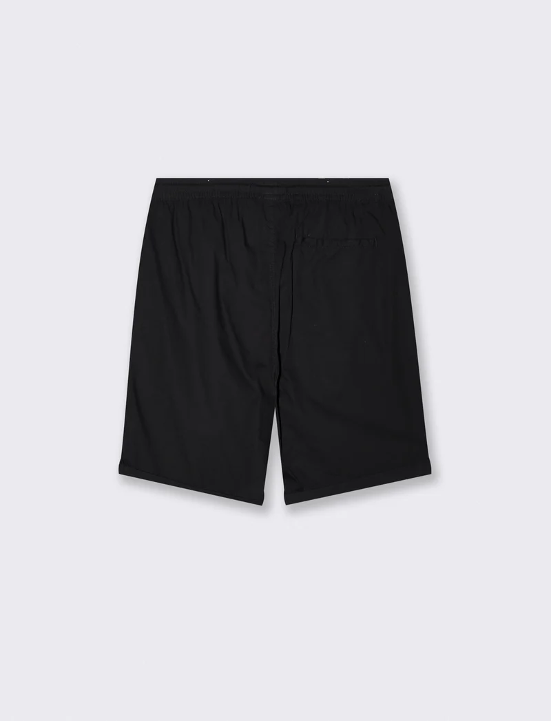 Bermuda Jogger Cotone Leggero Fit Comodo - Nero