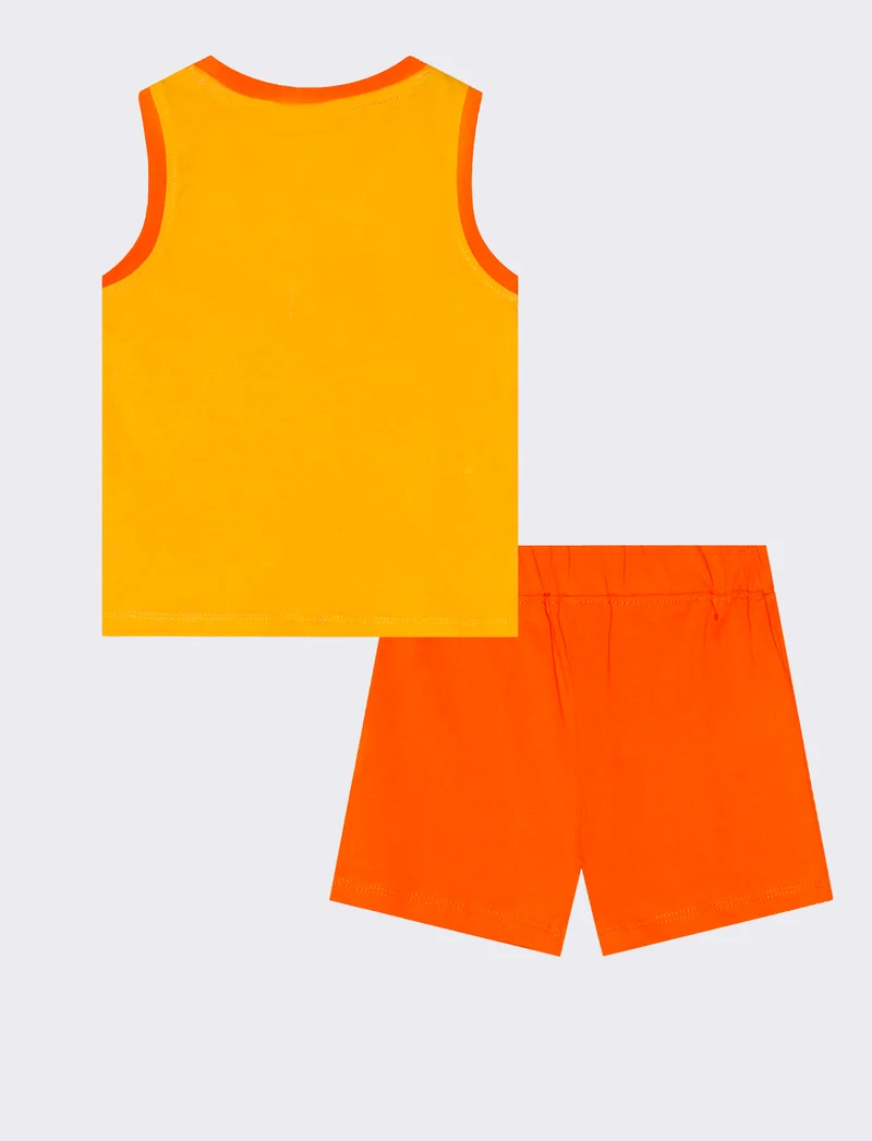Completo giromanica Re Leone due pezzi - Arancio