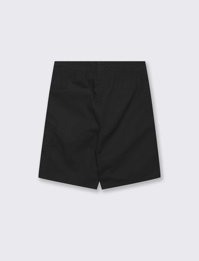 Bermuda in cotone tinta unita versatili - Nero