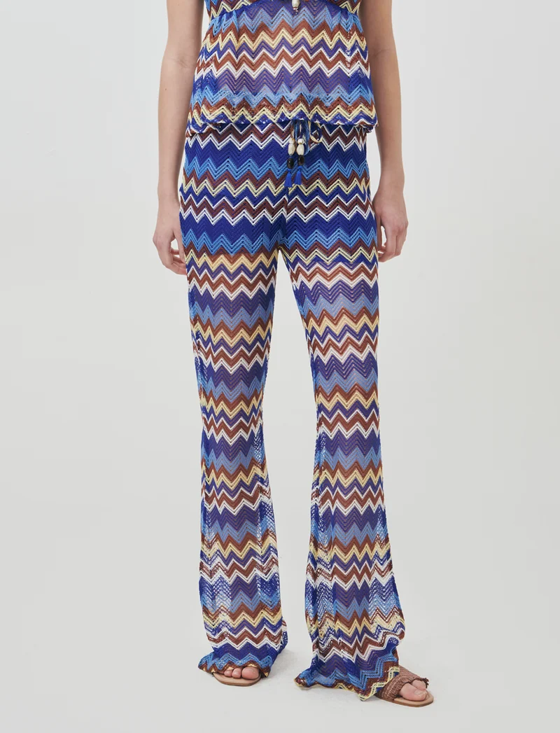 Pantaloni con elastico e coulisse - var 3