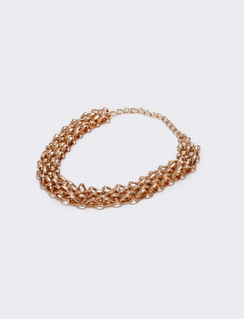 Collana a catena elegante - Oro rosa