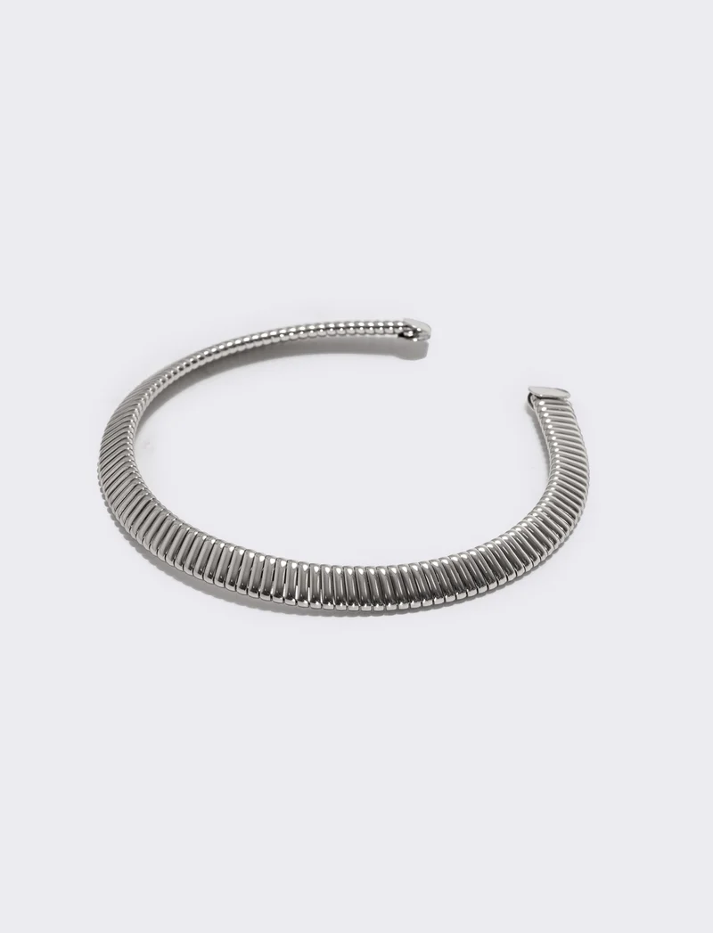 Collana girocollo rigida - Argento