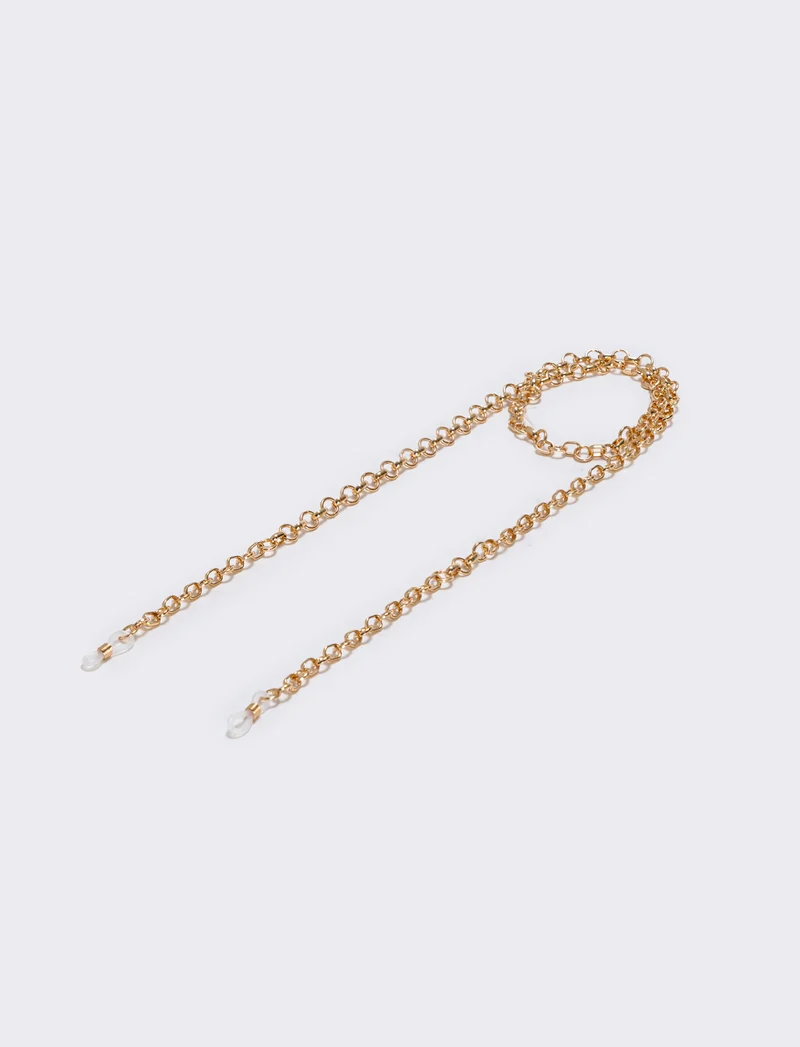 Laccio occhiali con catenina elegante - Oro