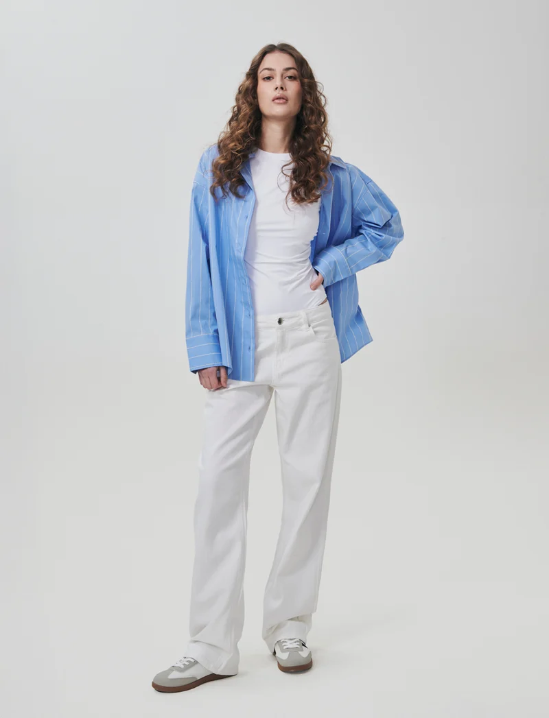 Camicia Oversize in Tessuto Leggero - var 2