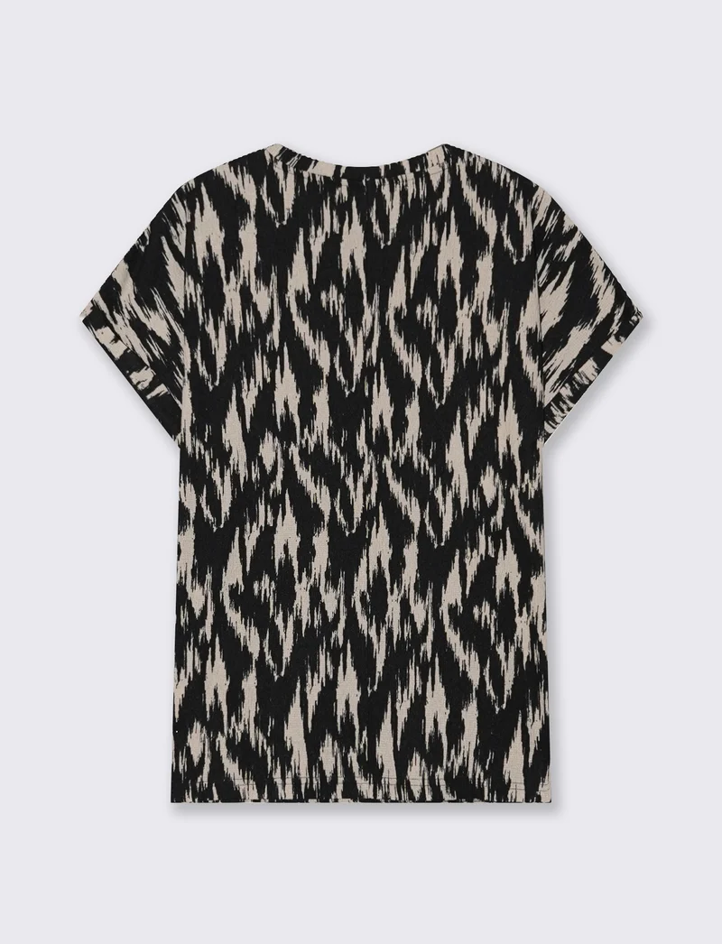 T-Shirt Basica Manica Corto con Spacchetti - var 1