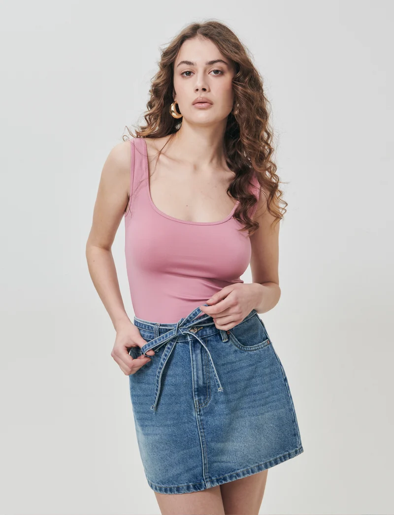 Body Giromanica e Body Basico - Rosa polvere