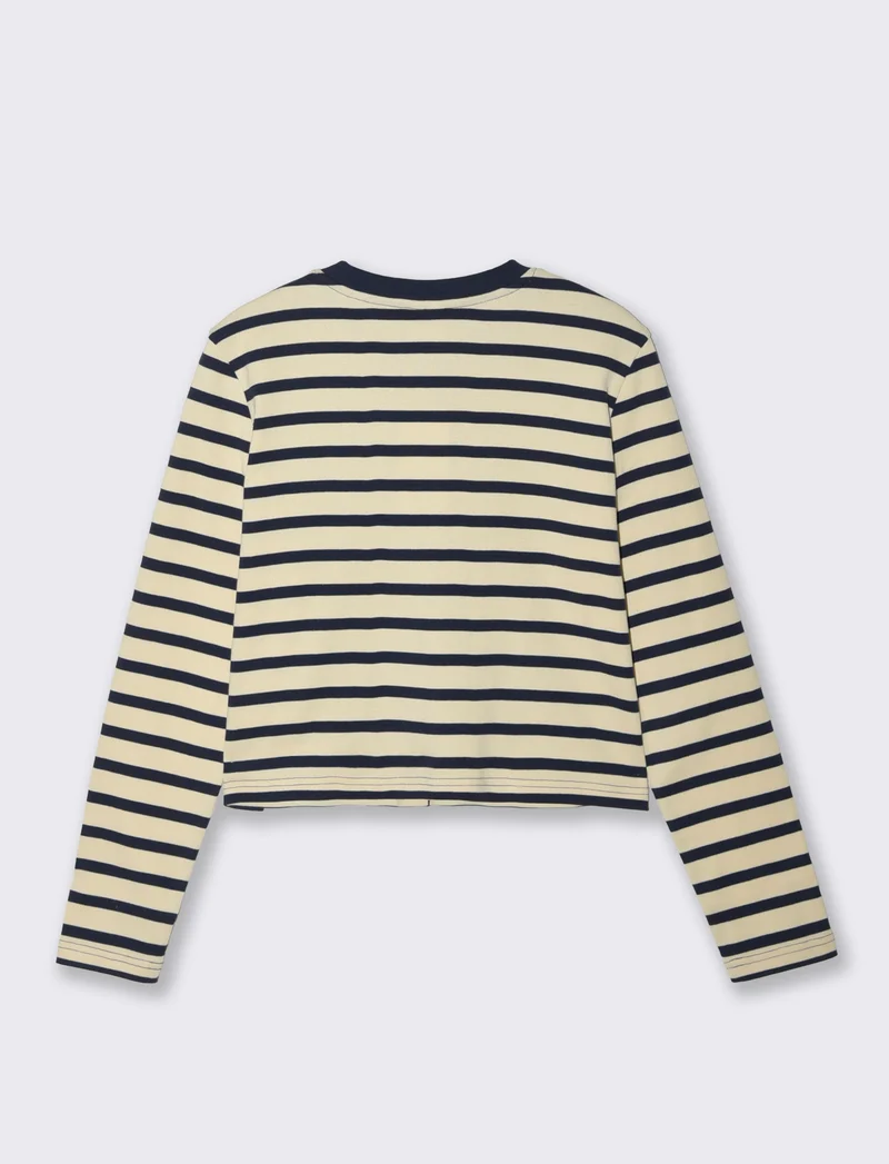Cardigan a Righe Manica Lunga - var 2
