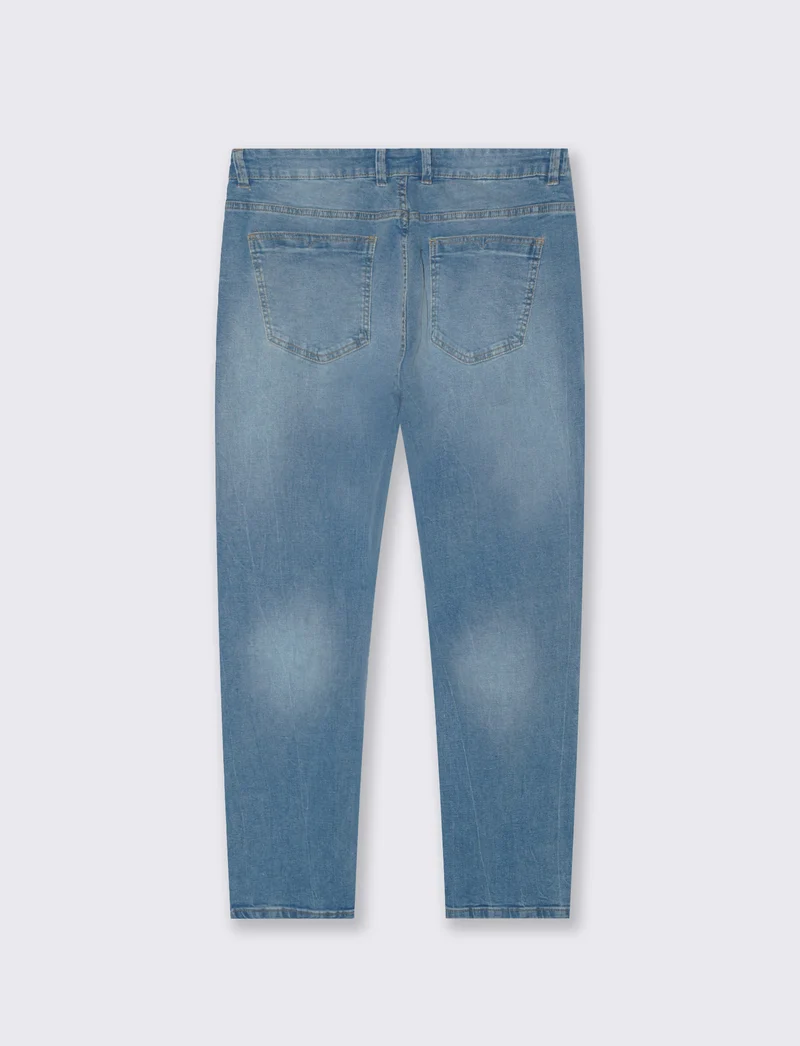 JEANS REGULAR FIT BLU CHIARO SLAVATI - Denim chiaro