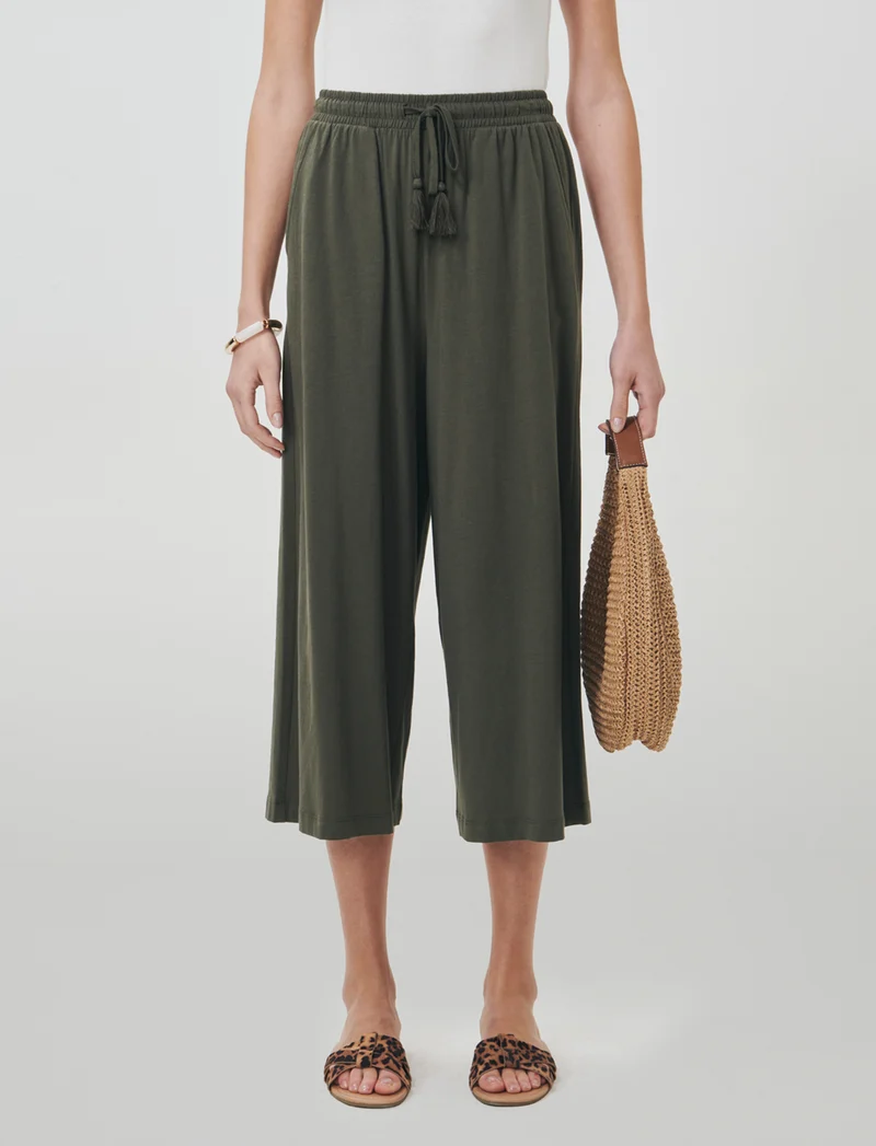 Pantalone Coulotte con Elastico e Coulisse - Ve.milit.