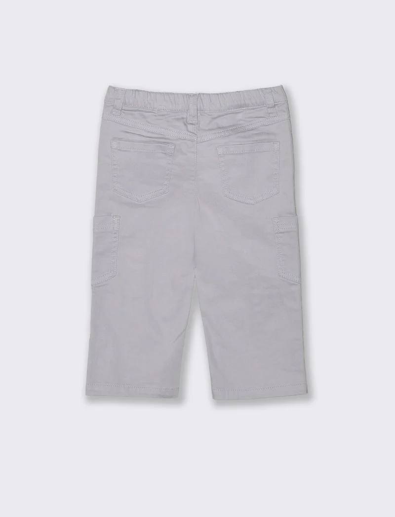 Pantaloni ampi con tasche laterali - Lilla
