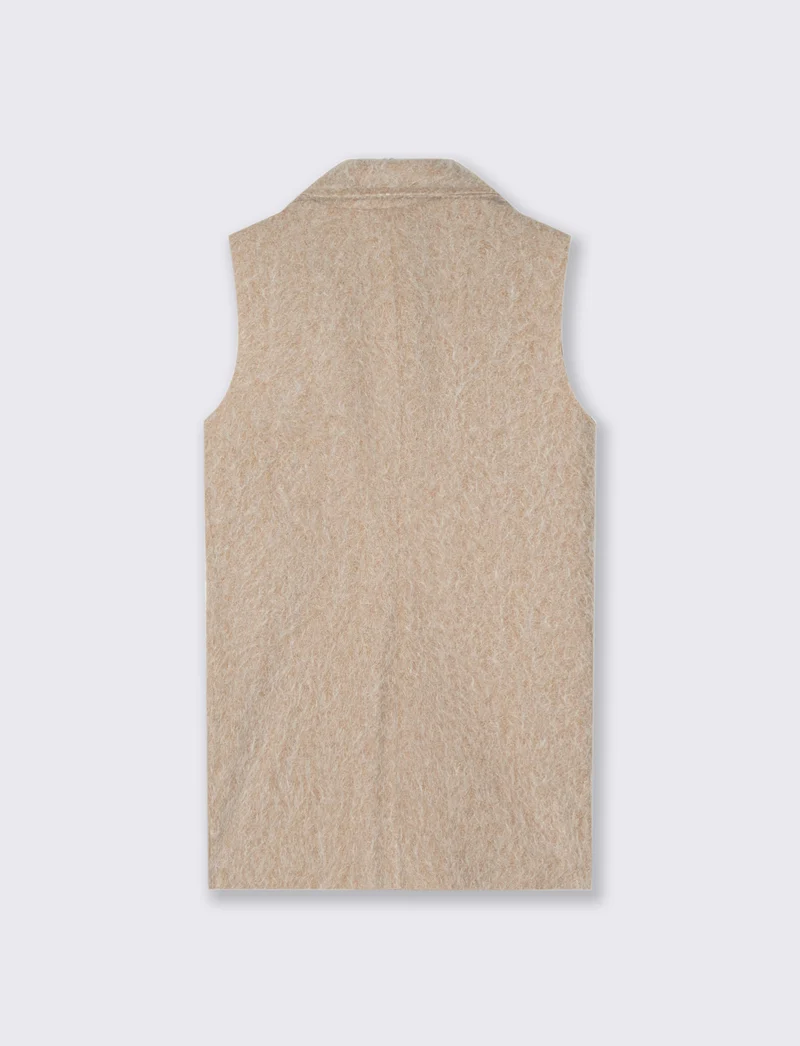 giacca smanicata - Beige