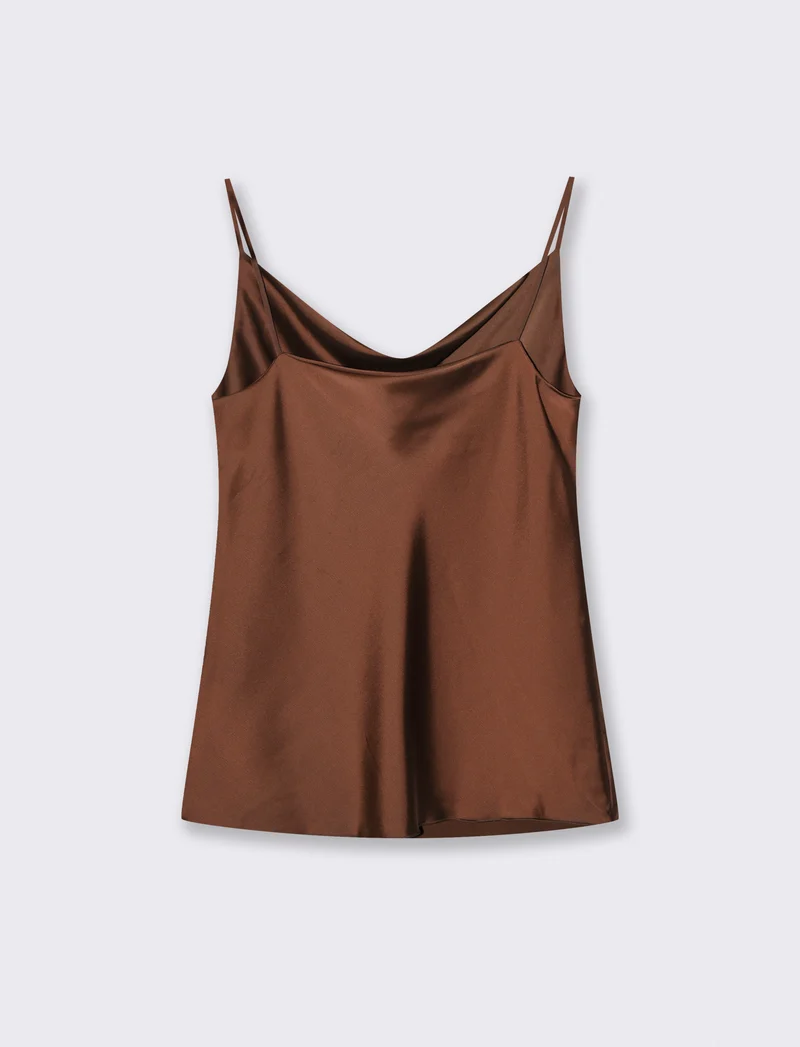 TOP IN SATIN - Moro