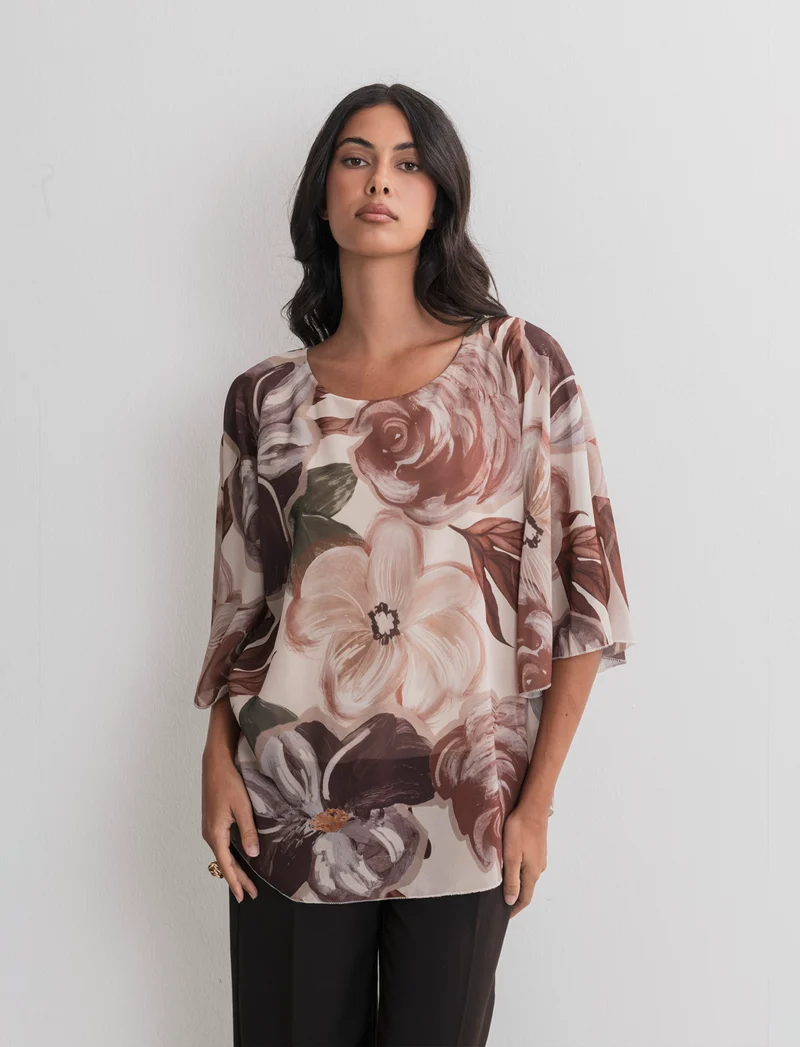 CASACCA STAMPATA - Beige