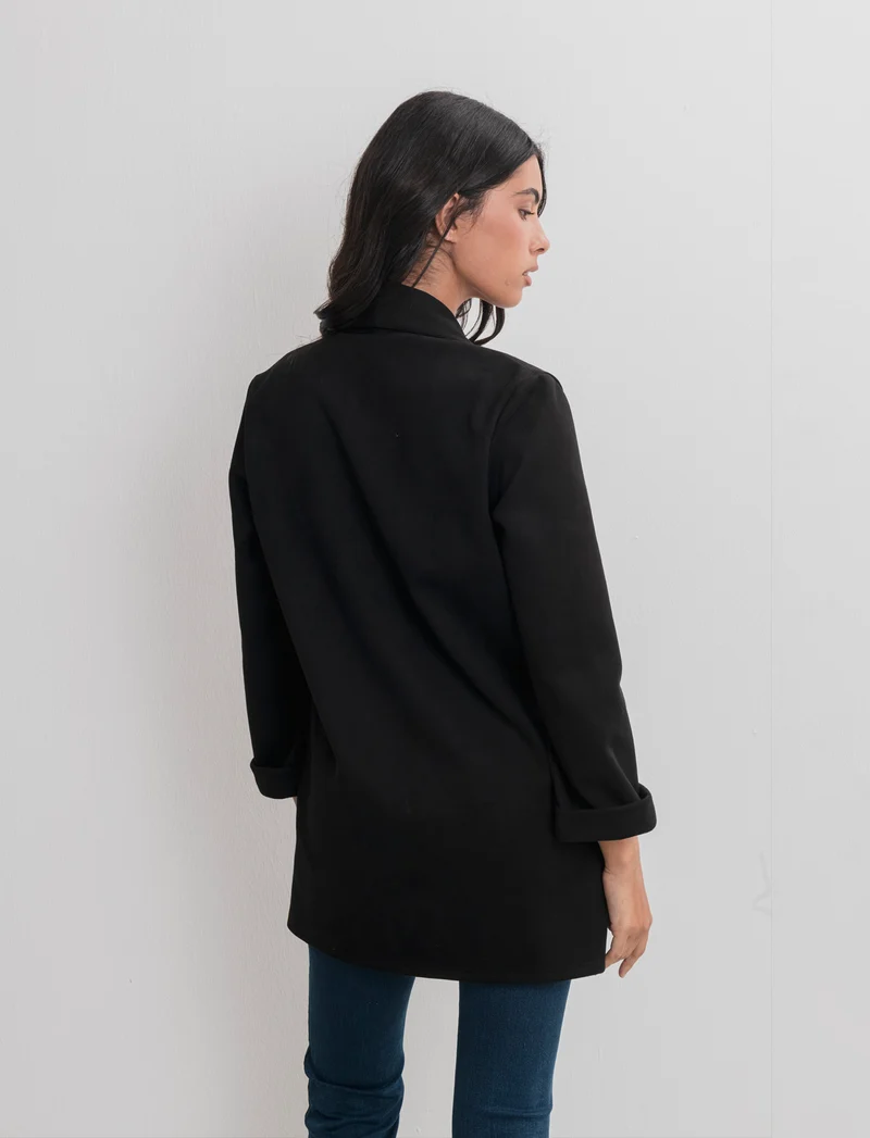 GIACCA APERTA - Nero