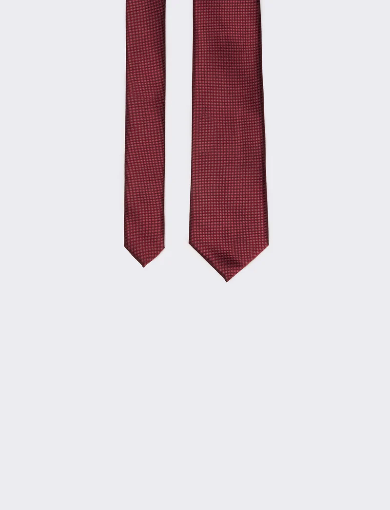 Cravatta uomo - Bordeaux