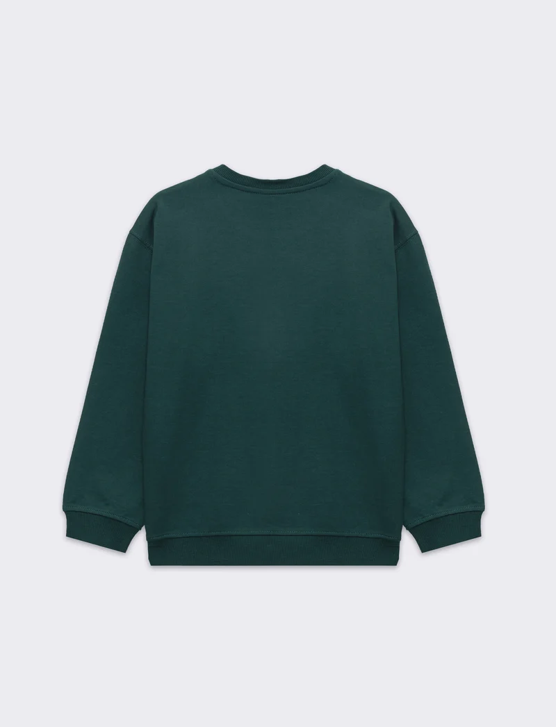 Felpa girocollo da bambino - Verde
