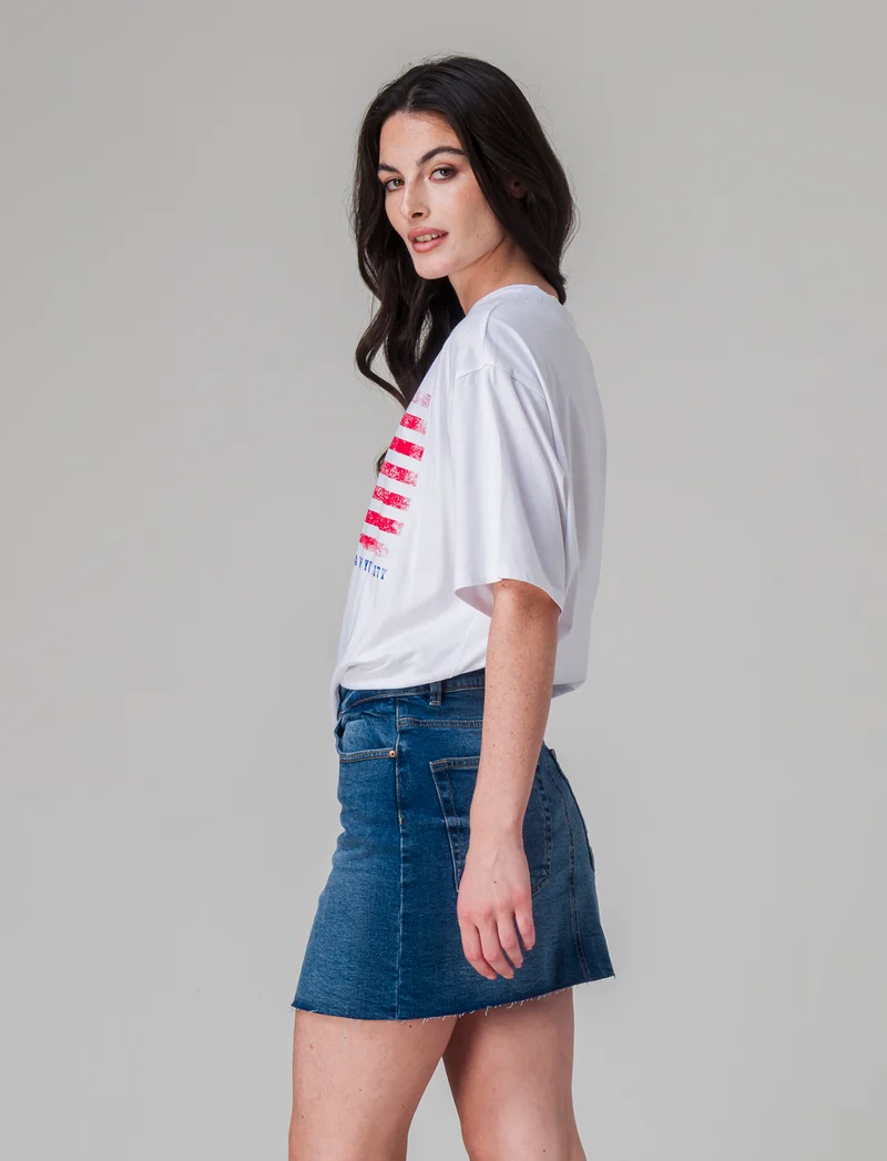 T-shirt stampata da donna - var 1
