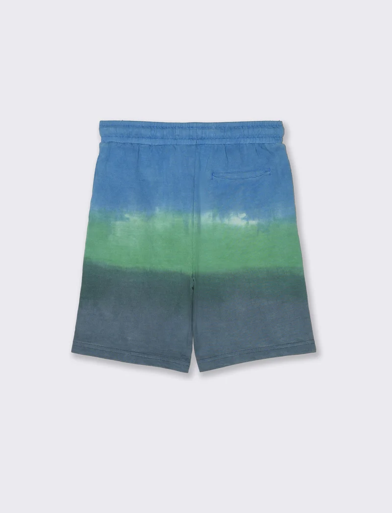 Bemuda in cotone tie and dye da bambino - Fantasia